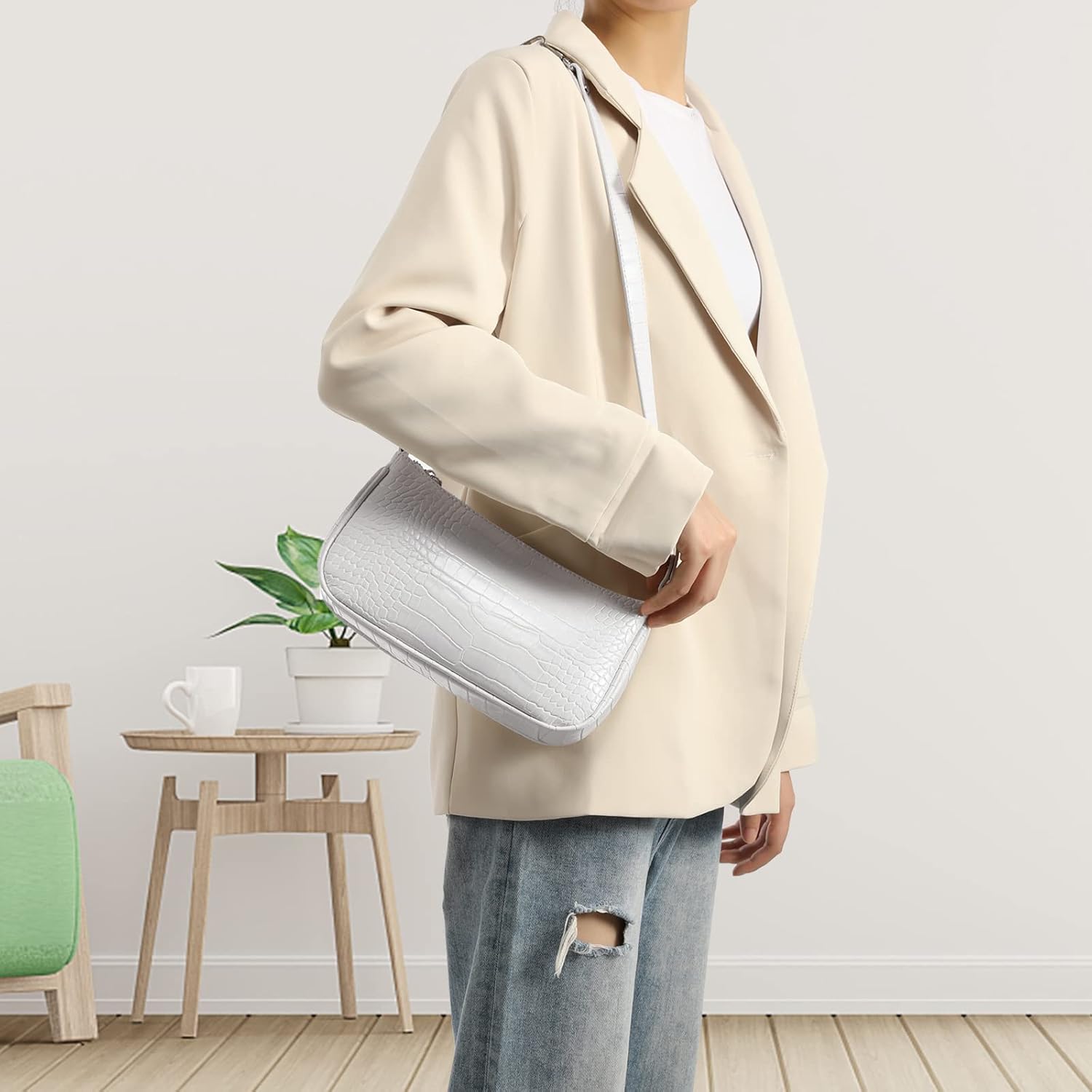Small Purse For Women, Retro Classic Tote Handbag Shoulder Bags Clutch Purse
