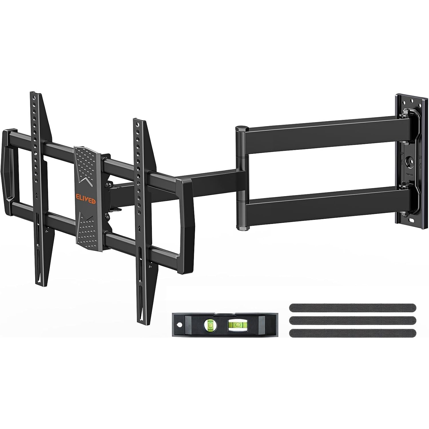 Elived Long Arm Tv Mount For Most 42-75 Inch Tvs, 32" Long Extension Arm Corner Tv Wall Mount, Articulating Wall Mount Tv Bracket Swivel And Tilt, Holds Up To 99 Lbs. Max Vesa 600X400Mm