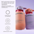 Evereden Kids Detangling Shampoo & Conditioner Set, Ages 3+ | Dermatologist-Tested, Gentle, No Silicones | With Plant Protein Peptides & Argan Oil | Vegan Children'S Haircare, Sulfate & Paraben-Free