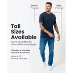 Into The Am Mens T Shirts Soft Cotton Blend Crew Neck Tee S - 4Xl Athletic Fit Plain Casual T-Shirt For Men