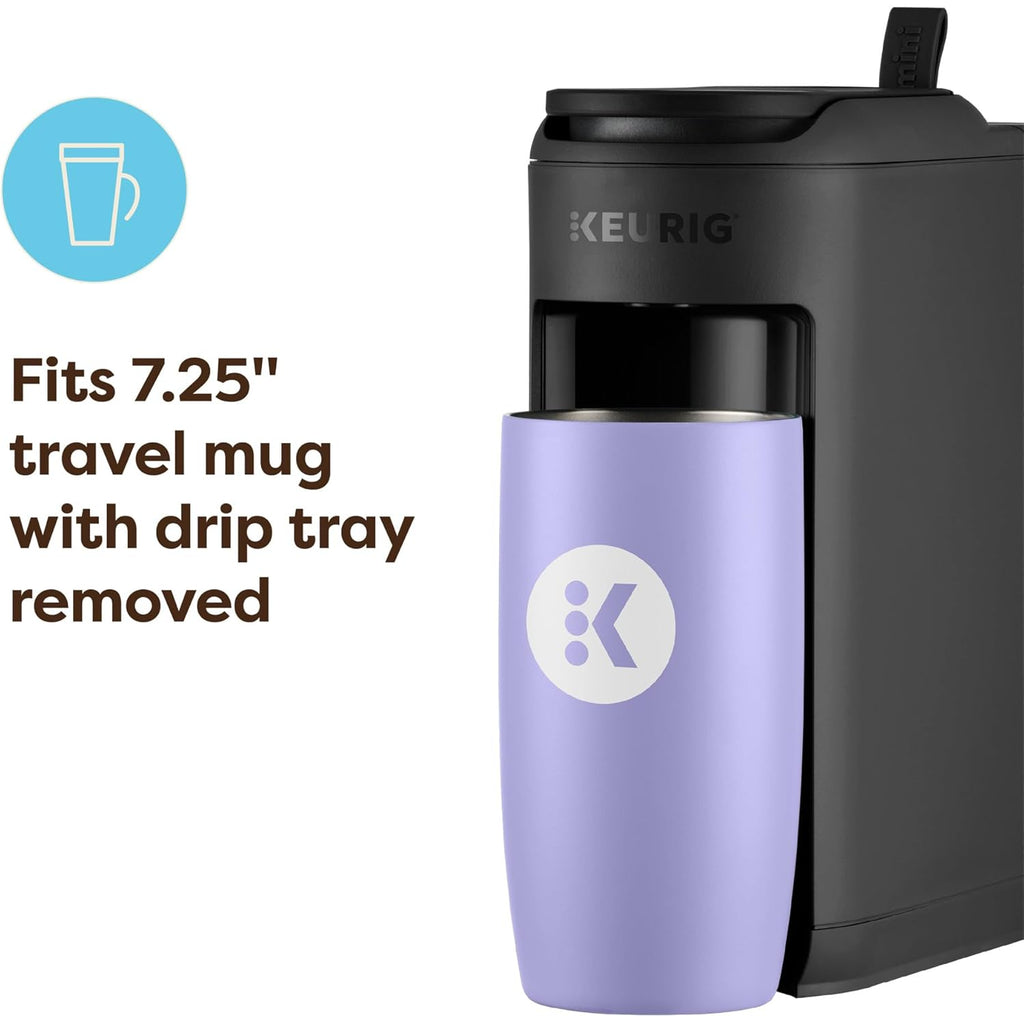 Keurig K-Mini Mate Single Serve K-Cup Pod Coffee Maker, Brews Up to 12 oz Cup, Compact Portable Coffee Machine for Small Spaces, Great for Dorms & Offices, Black