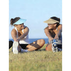 SATINIOR Sun Visor Hats for Women Men Clip on Wide Brim Visor Hats Sports Tennis Golf Cap UPF 50 for Travel Outdoor Activity