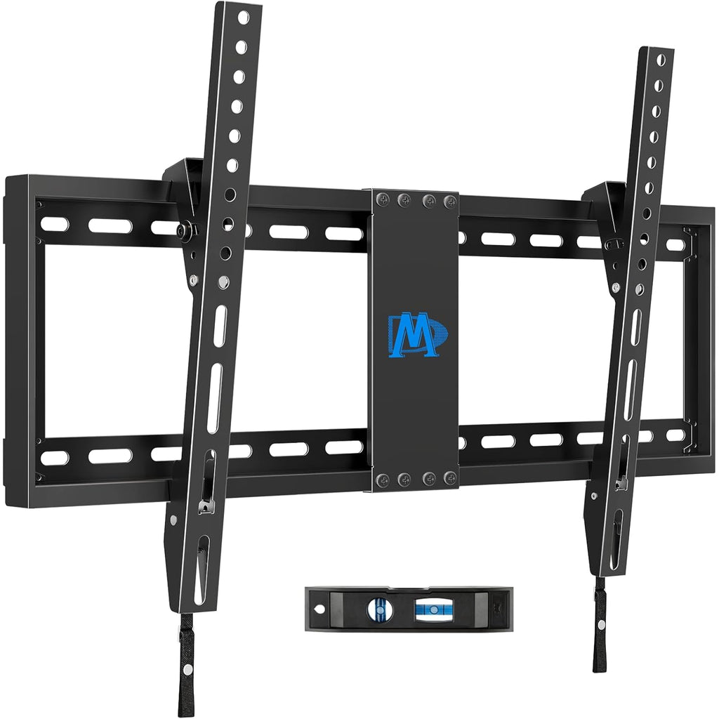 Mounting Dream TV Wall Mount for Most 37-75 Inch TVs up to 132lbs, Tilt TV Mount Fit 16", 18", 24" Studs, Max Vesa 600 x 400mm, Low Profile Flat Wall Mount TV Bracket, US-Based Customer Service