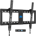 Mounting Dream TV Wall Mount for Most 37-75 Inch TVs up to 132lbs, Tilt TV Mount Fit 16", 18", 24" Studs, Max Vesa 600 x 400mm, Low Profile Flat Wall Mount TV Bracket, US-Based Customer Service