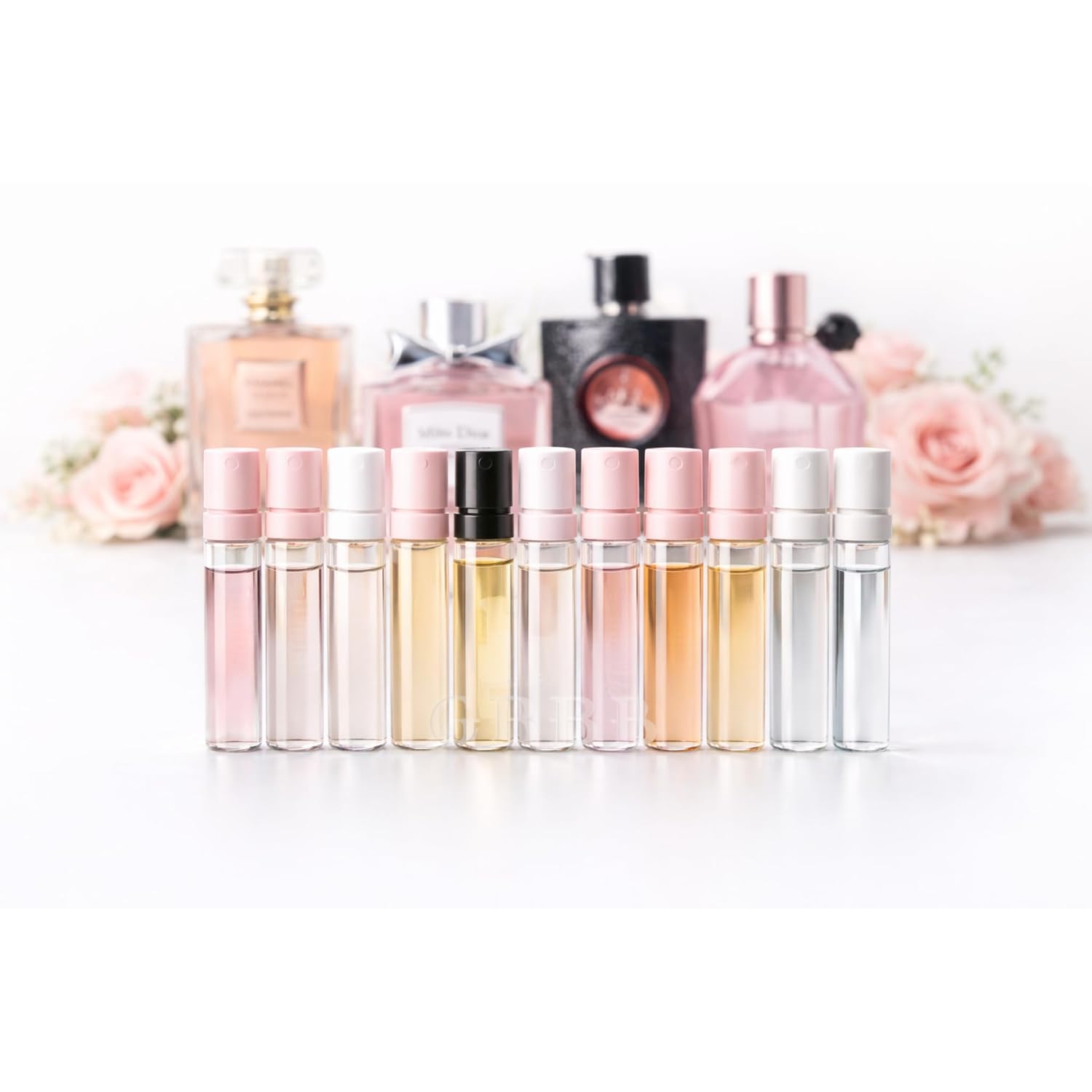 Womens Perfume Sampler Set – 12 Designer Perfume Samples For Women, Mini Perfume Sampler Discovery Set, Travel Size Fragrance Sample Vials Gift For Her