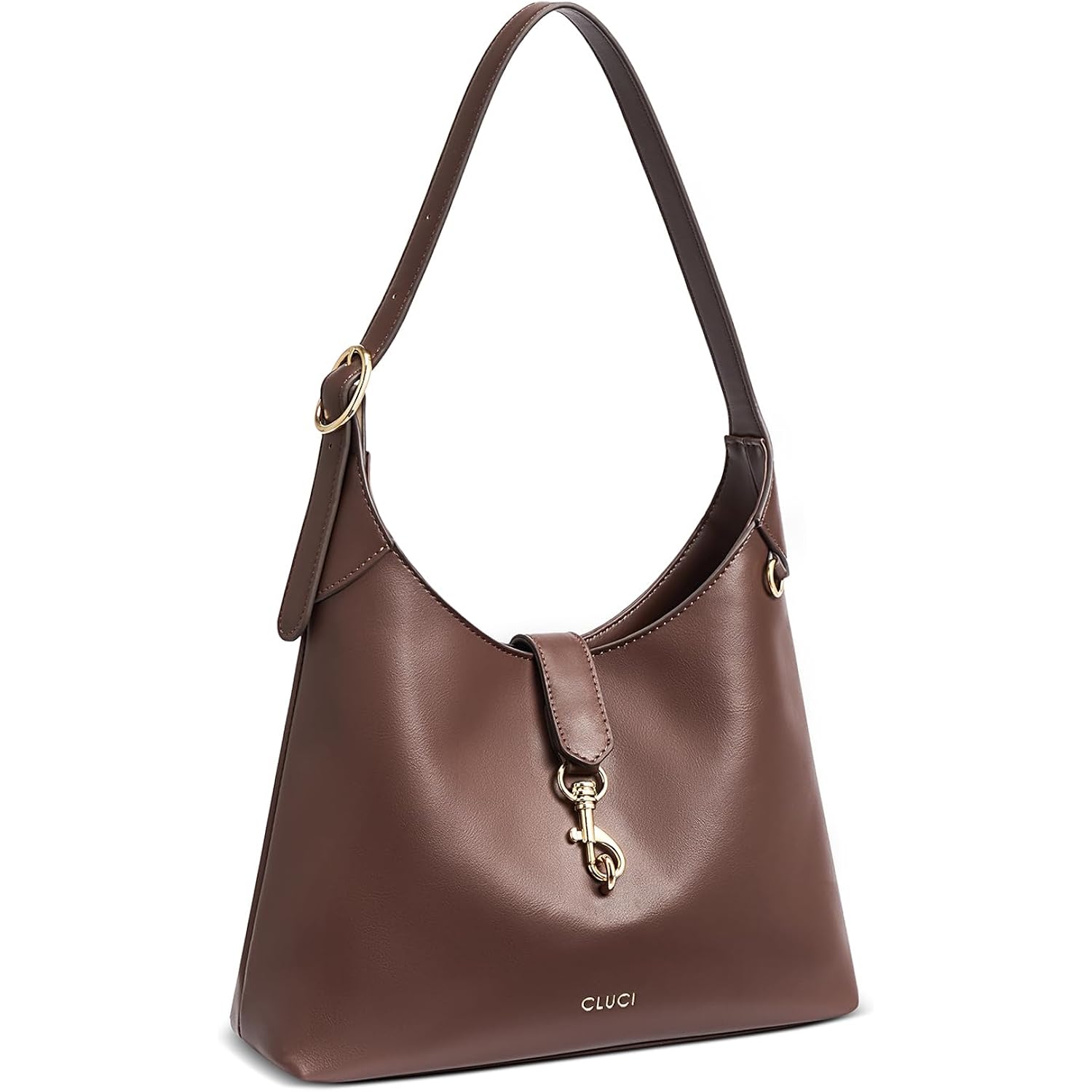 Cluci Womens Purses And Handbags, Soft Vegan Leather Hobo Bags With Adjustable Strap, Lightweight Slouchy Shoulder Bag