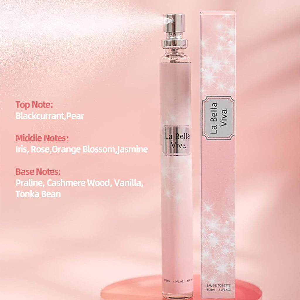 CLOTHES OF SKIN 4 Pack Perfumes for Women (4x35ml),Mothers Day Gifts for Mom,Wife,Gifts for Women,Teen Girls,Travel Size Perfume,Natural Fragrances Eau de Toilette Long Lasting Perfume Body Spray