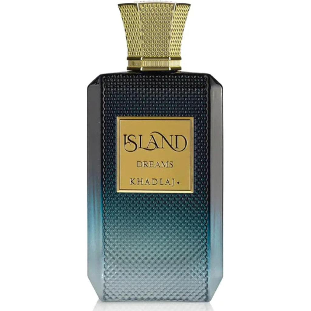 Khadlaj Island Dreams – Fruity, Floral, Woody, Musky – Extrait de Parfum Long-Lasting Fragrance for Unisex, 3.4 Ounce