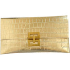 Verdusa Women'S Clutch Evening Bags Trendy Envelope Handbags Metallic Purses Formal Wedding