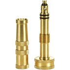 Heavy-Duty Brass Hose Nozzle, Adjustable Twist Hose Nozzle, Jet Sweeper Nozzle, Garden Sprayer | Jet Sweeper Nozzle, Garden Sprayer