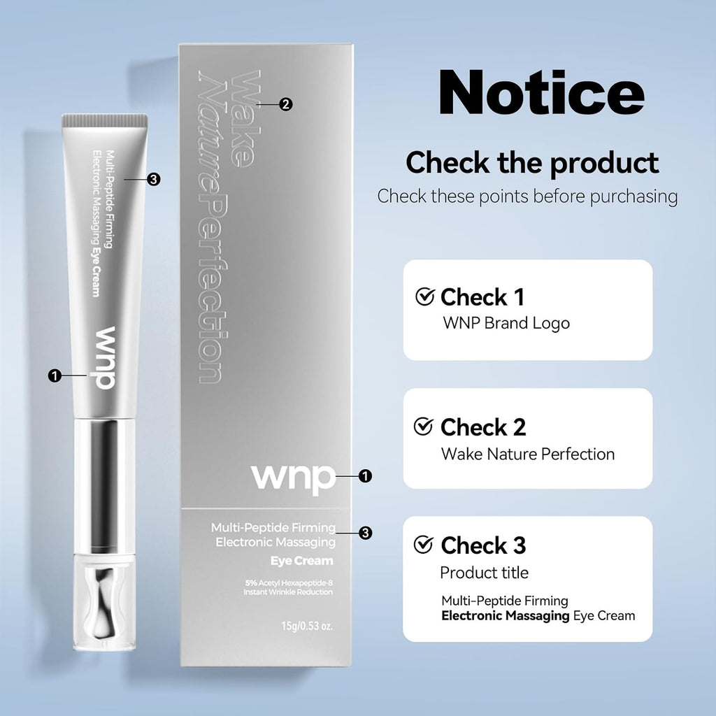 Wnp Eye Cream|Wrinkle Eraser Eyecream, Multi-Peptide Firming Eye Tightener, Anti-Aging Eye Cream For Puffiness And Bags Under Eyes Cream