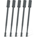 5PCS 2-in-1 Nasal Hair Cutter, Double-Sided Nose Hair Trimmer Upgrade, Manual Nose Trimmer Portable with Soft Cleaning Brush for Women and Men (Gray)