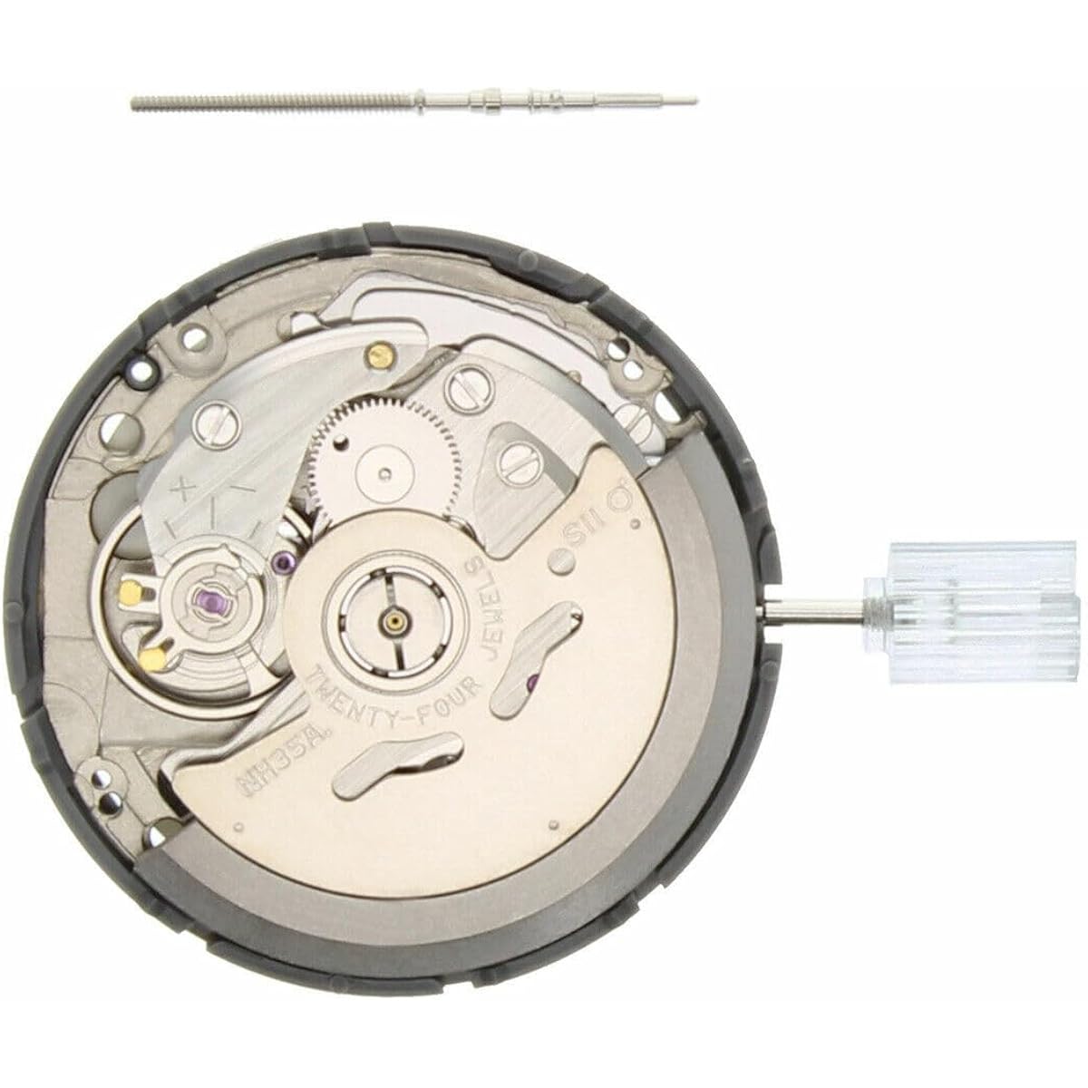 Ewatchparts Genuine Compatible With Seiko (Sii) Nh35/Nh35A Automatic Watch Movement Date @3 White Brand