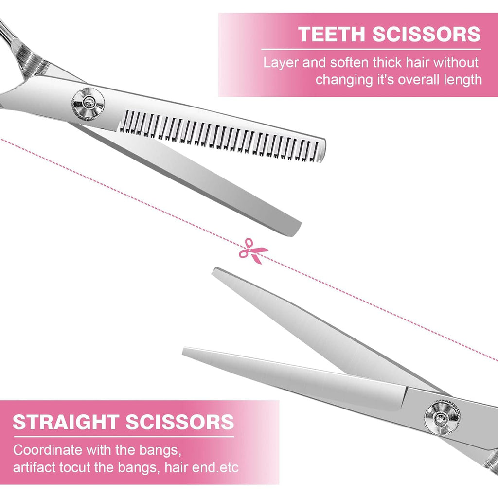 Hair Cutting Kit For Diy Hair Cutting At Home, Hair Scissors, Split Ends Trimmer, Bangs Clips, Professional Hair Cutting Tools For Women, Kids