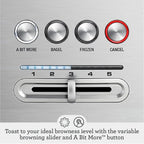 Breville Bta730Xl Bit More Toaster, 4 Slice, Brushed Stainless Steel