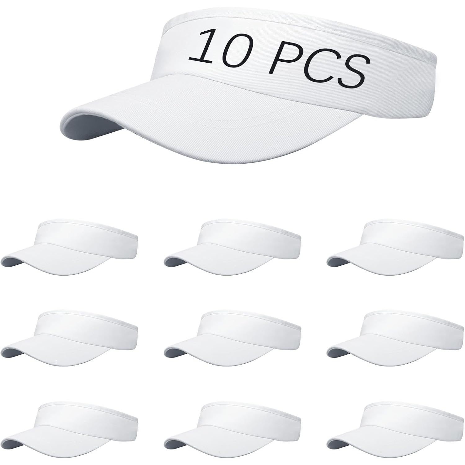 Adjustable Sport Sun Visor Hats Bulk Solid Color Blank Golf Cap Anti Ultraviolet for Beach Tennis Baseball