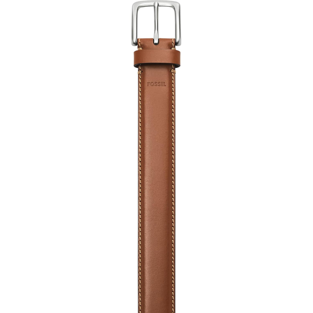 Fossil Brown Leather Belt For Men