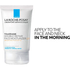 Toleriane Double Repair Uv Spf Moisturizer For Face, Daily Facial Moisturizer With Sunscreen Spf 30