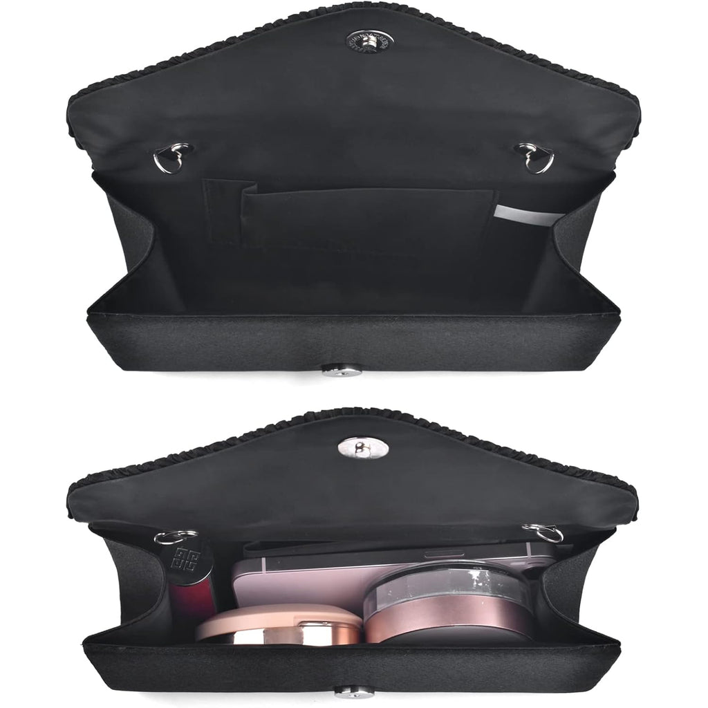 Evening Clutch Purses For Women Handbags For Formal Wedding Party Cocktail Prom Crossbody Shoulder Envelope Bag | For Formal Wedding