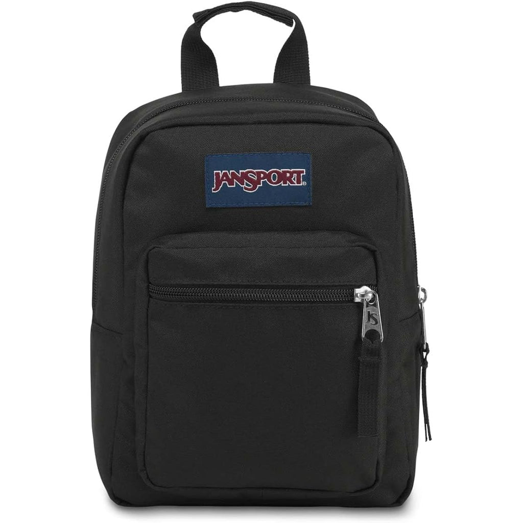 Jansport Big Break Insulated Lunch Bag - Small Soft-Sided Cooler Ideal For Class, Work, Or Meal Prep, Black