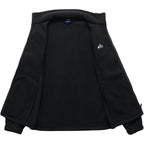 Women'S Lightweight Full Zip Soft Polar Fleece Jacket Outdoor Recreation Coat With Zipper Pockets