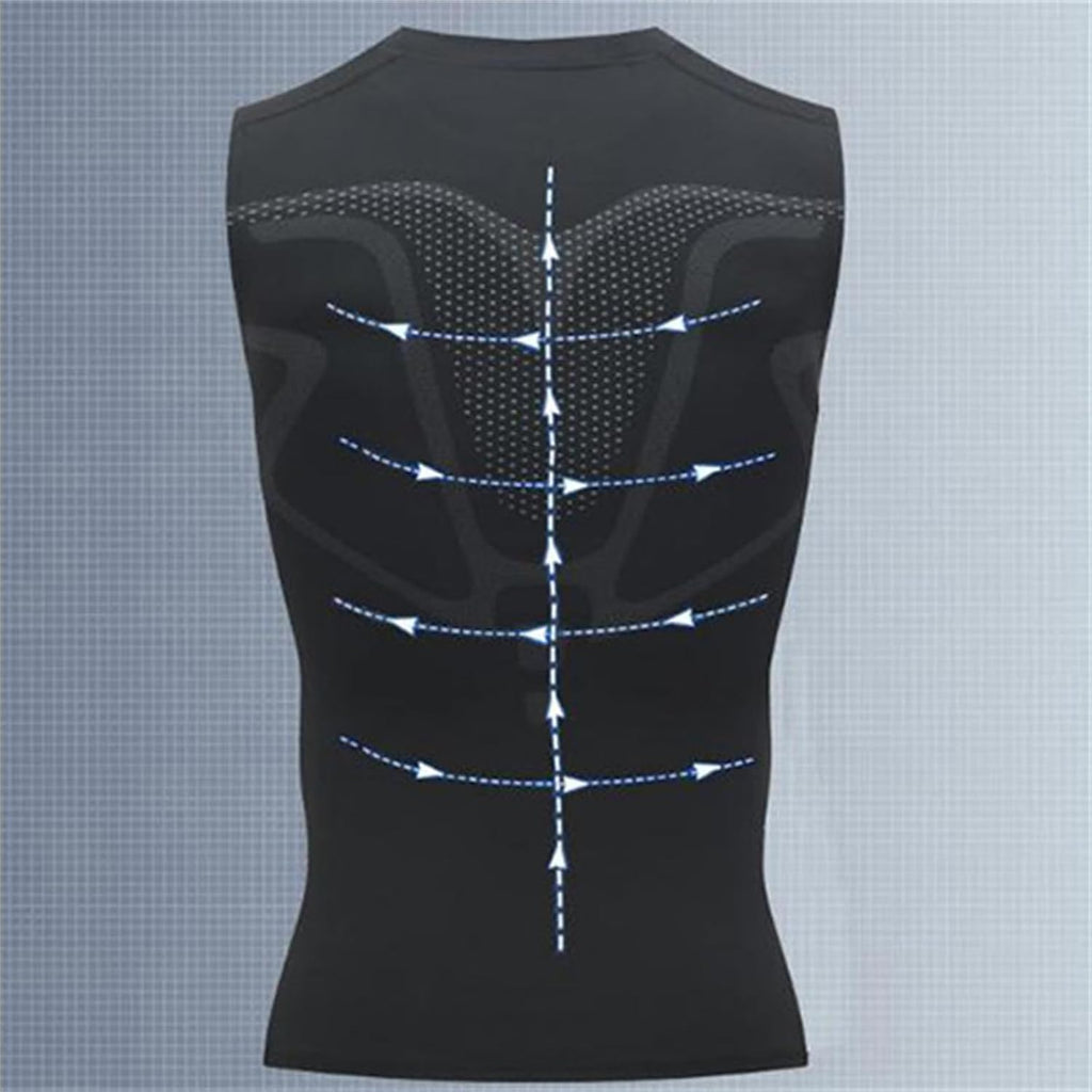 North Alpine Compression Vest, Compression Shirt Men, Version Sleeveless Vest, For Gym, Running