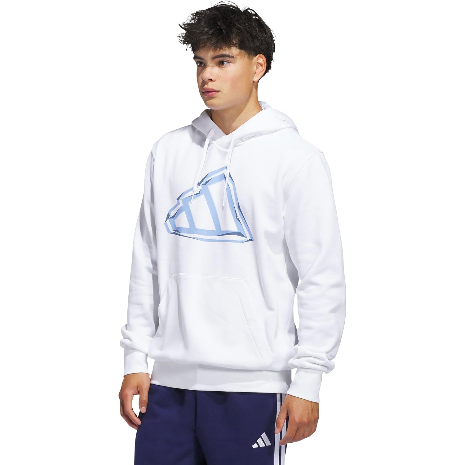 Adidas Men'S Big Logo Graphic Hoodie