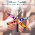 6Pcs Colorful Key Chain Beer Bottle Openers For Bar And Home, 6 Color | Small, Practical, Easy To Carry, Open The Lids Easily, Beverage Bottle Opener Keychain For Men, Women, Made Of Premium Metal