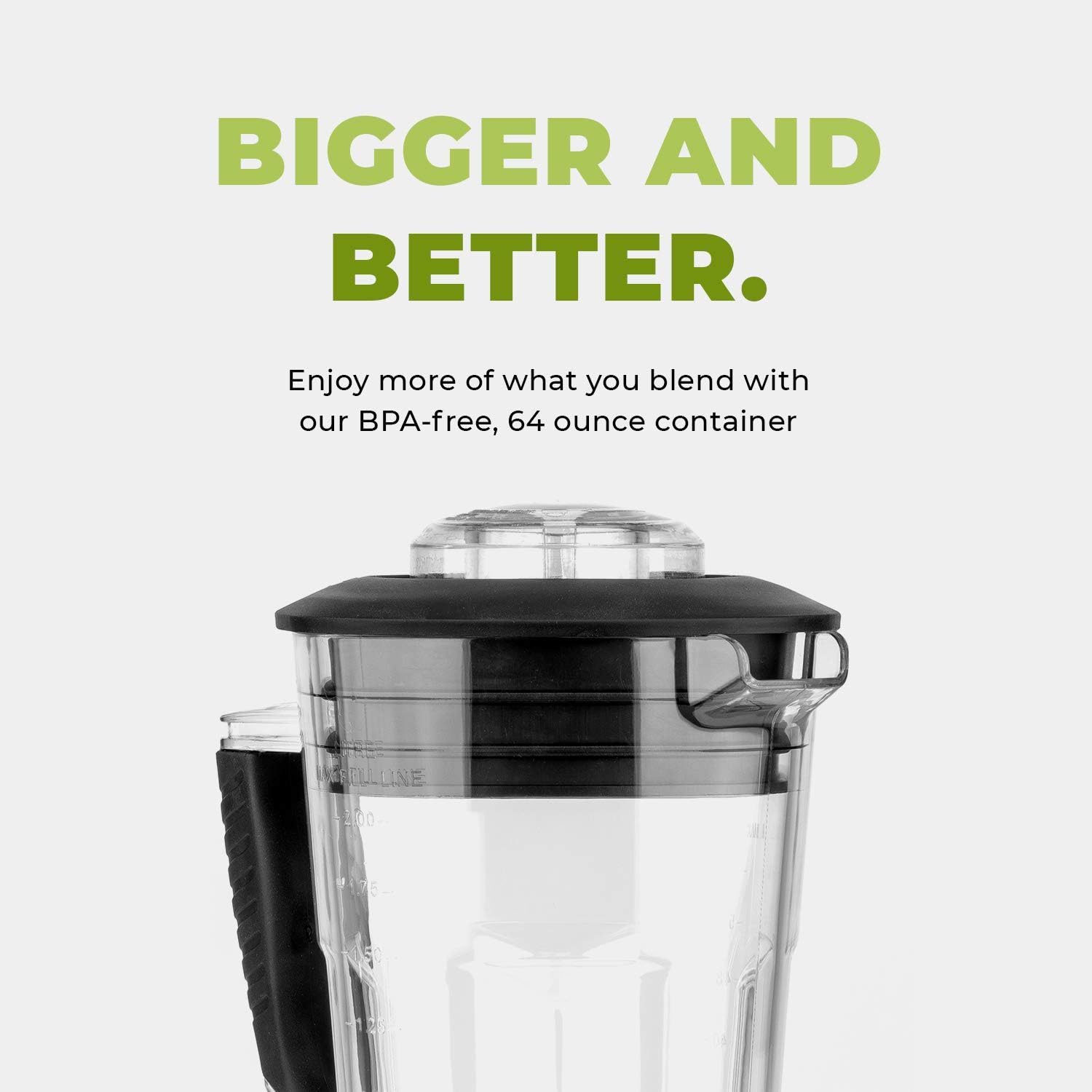 Cleanblend Commercial Blender With 5-Year Full Warranty - 1800W, 3Hp, 64Oz High-Performance Professional Countertop Blender With Stainless Steel Blades