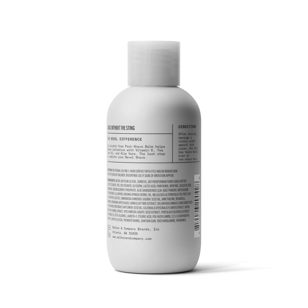 Bevel Aftershave for Men, Post Shave Balm, Razor Bump Solution for Men with Shea Butter and Jojoba Oil, After Shave Face Lotion, Soothes and Cools Skin to Help Prevent Ingrown Hairs