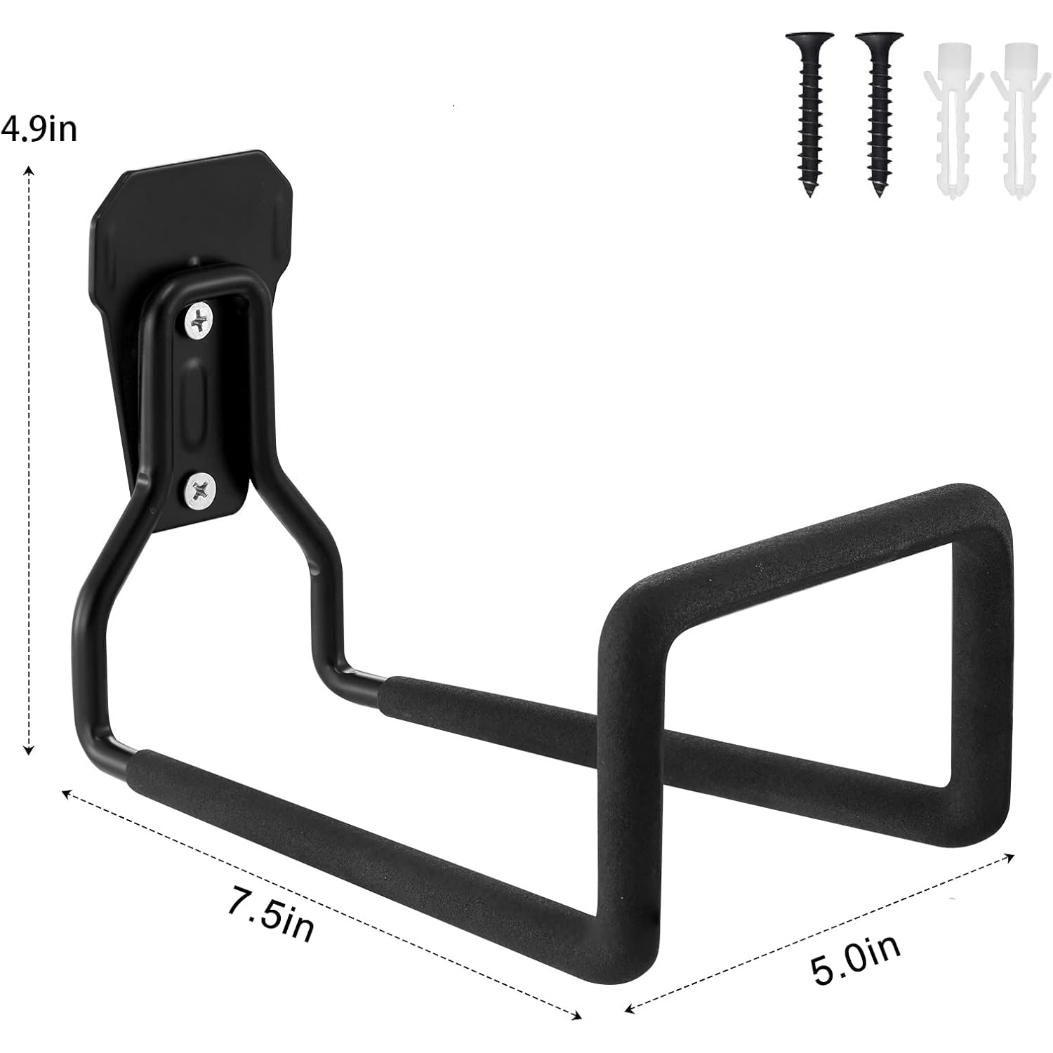 Hose Hanger, Heavy Duty Metal Hose Holder Wall Mount, Hook For Garden Hose/Expandable Hose/Hose Reel/Water Hose/Pocket Hose/Flexable Hose/Magic Hose 100 Ft