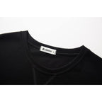 Kliegou Men'S 100 Percent Cotton Hipster Longline T-Shirt, Curved Hem Crewneck Tee, Pre-Washed Fabric For Soft Comfort