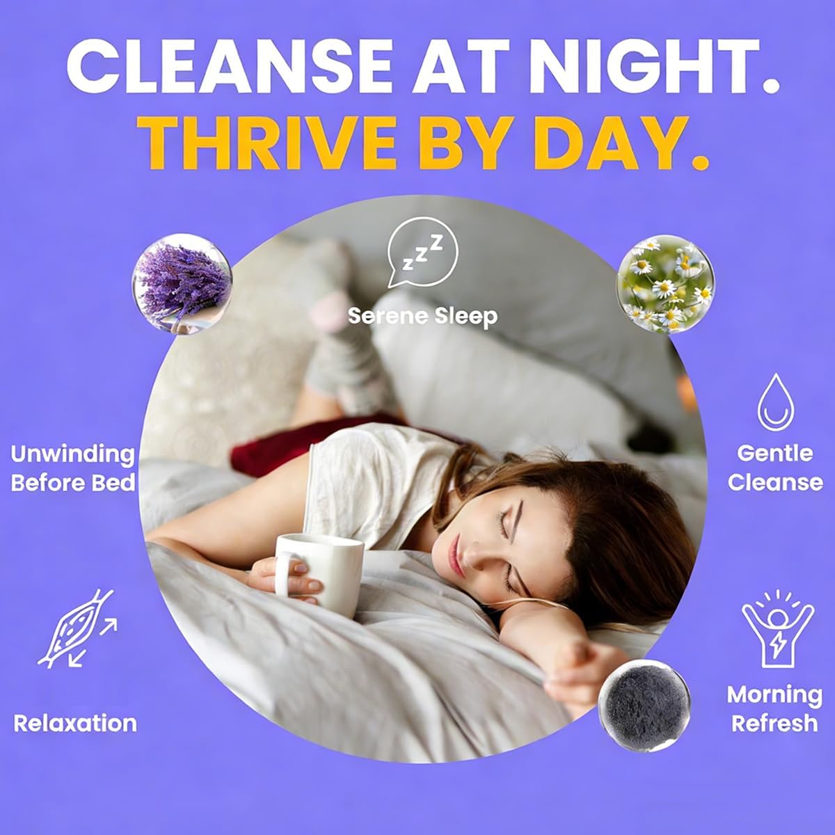 For Good Sleep Foot Pads - Lavender & Chamomile Infused Premium Foot Care, Soothing Nighttime Aromatherapy Ritual (20 Pcs)