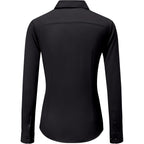 Dress Shirts For Women Long Sleeve Button Down Shirt Stretch Wrinkle Free Solid Casual Work Office Blouse Top