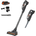 Black+Decker Powerseries 20V Max Cordless Stick Vacuum Cleaner, Household Vacuum Cleaners For Hardwood Floors And Carpet, Led Lights, Detachable, Anti-Tangle, Lightweight, Bagless (Bhfea18D1)
