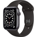 Apple Watch Series 6 (Gps, 44Mm) - Space Gray Aluminum Case With Black Sport Band (Renewed)