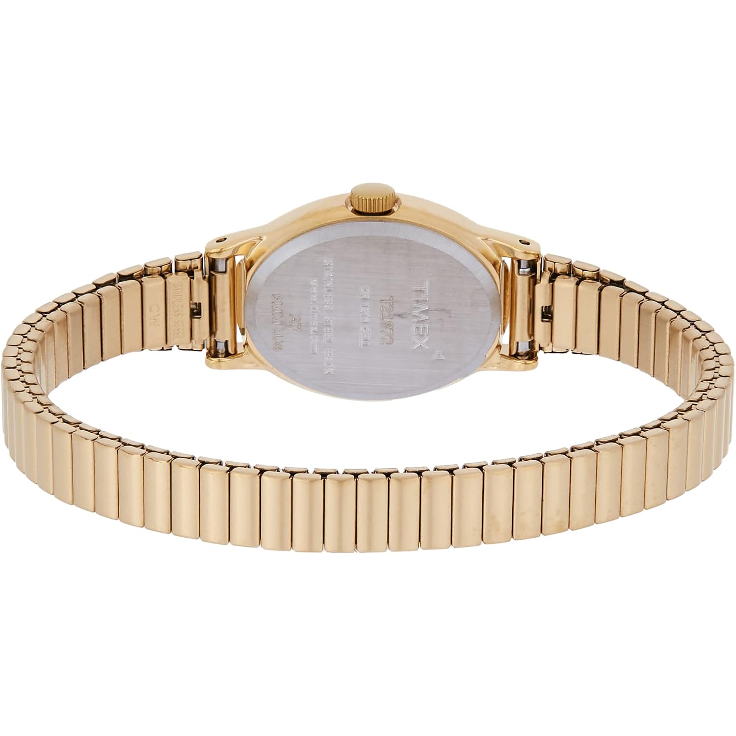 Timex Women'S Cavatina Watch - Tpearl Dial Gold-Tone Case