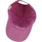 KKMKSHHG Funny Engaged Hat for Women Men, Adjustable Embroidered Cotton Baseball Cap Pink