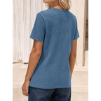 Cicy Bell Womens Summer Short Sleeve T-Shirts Trendy Casual Crew Neck Tops Loose Fit Basic Tees