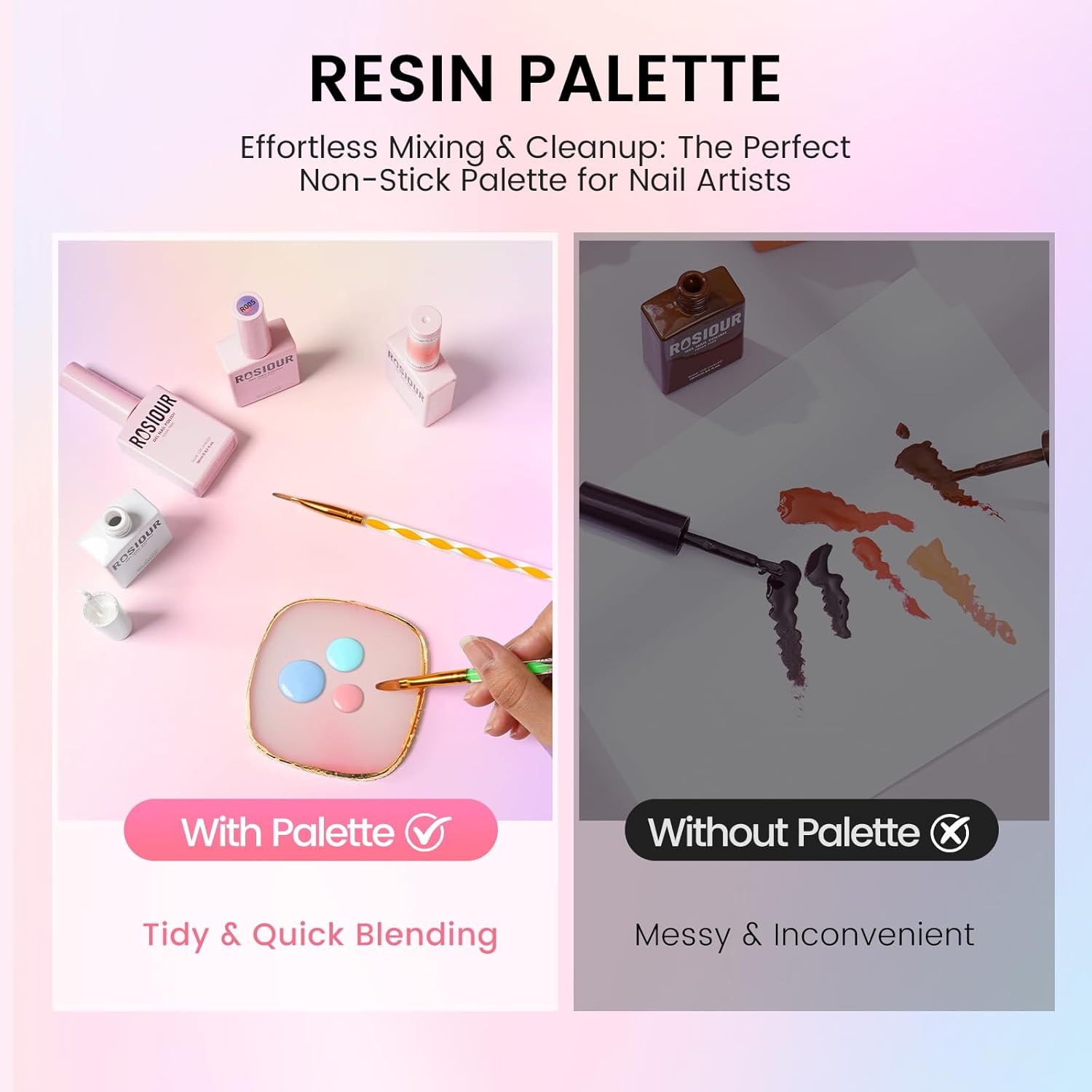 38Pcs Nail Art Brushes Set: Nail Art Tools with Nail Stand Holder, 15Pcs Nail Design Brushes, 5Pcs Dotting Tools, 5Pcs Sculpting Brushes, Resin Palette, Nail File for Painting Nails