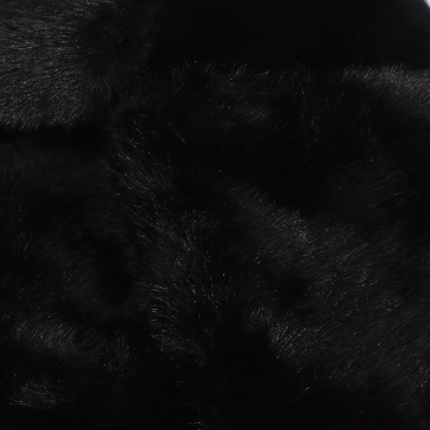 TZ Promise Men Women Winter Fuzzy Fluffy Solid Trapper Hats Windproof Hood Russian Trooper Warm Ear Flaps Cold Weather