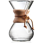 Chemex Pour-Over Glass Coffeemaker - Classic Series - 6-Cup - Exclusive Packaging