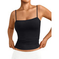 Trendy Queen Women'S Double Lined Camisole Tank Tops - Adjustable Spaghetti Strap Sleeveless Top, Basic Tank For Layering
