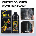 Cosmpro Black Hair Dye Shampoo 3 In 1 For Women/Men For Gray Coverage Instant Hair Color Shampoo Semi Permanent Champu Para Cana