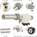 Butane Torch Blow Lighter Kitchen Culinary Torches Head | Reverse Use With Adjustable Flame, Ideal For Chef Cooking, Creme, Brulee, Bbq, Baking, Diy Soldering, Gas Not Included