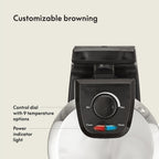 Bella Classic Rotating Belgian Waffle Maker With Nonstick Plates, Removable Drip Tray, Adjustable Browning Control And Cool Touch Handles, Stainless Steel