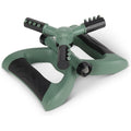 Amazon Basics Whirling Rotating Lawn Sprinkler With Adjustable Arms, 1500 Sq Ft Coverage, Black