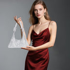 Clutch Purse For Women,Sparkly Rhinestone Evening Bag Wedding & Party Accessories,Handbag Fits Phone,Wallet & Lipstick