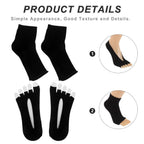 2pcs Uv Socks for Gel Pedicure Lamp - Anti Uv Foot Covers Nail Polish Guard for Women Spa Or Home Use - Home Salon Use Nails DIY Accessories
