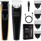 Beard Trimmer for Men, Rechargeable Men's Hair Trimmer for Mustache, Electric Razor & Body Grooming Kit for Beard, Face, Groin & Manscaping, Birthday Valentines Ideal Gift for Men